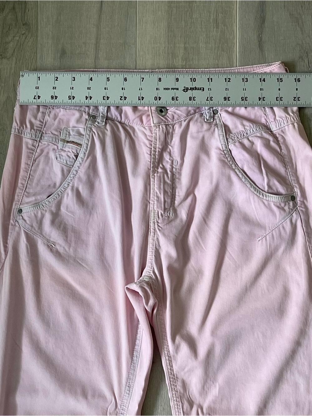 Diesel Fayza JoggJeans Pink Boyfriend Tapered Jeans Pants W26 - Picture 10 of 15